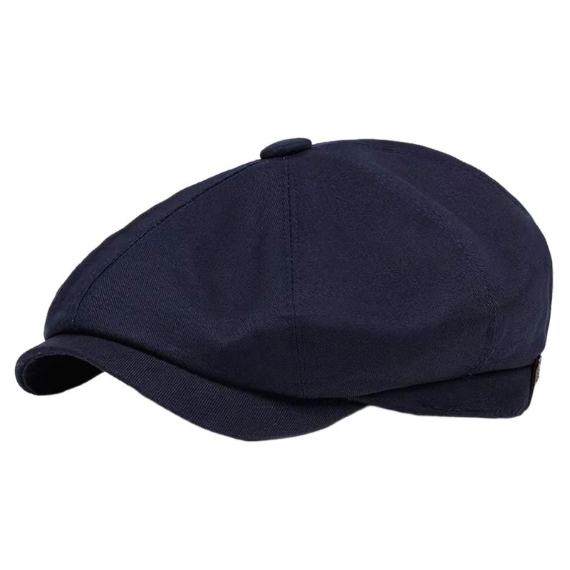Dark Beret Cabbie Hat Oversized Painter Hat Beret Baker Boy Hat for Street Strolling Fashion Hat Props