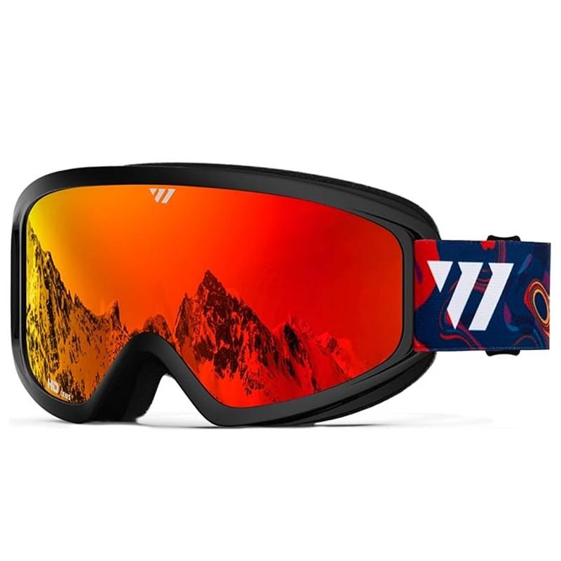 

Профессиональные зимние спортивные горнолыжные очки с двойными линзами, противотуманные очки UV400, горнолыжные очки для катания на лыжах, очки для мужчин и женщин