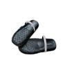Retro niche thick-soled mesh hollowed out half slippers women's summer 2025 new rhinestone fishing net shoes lazy muller sandals