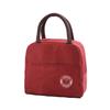 Cationic Tote Lunch Bag with Thickened Foil Insulation for Office or School Meals