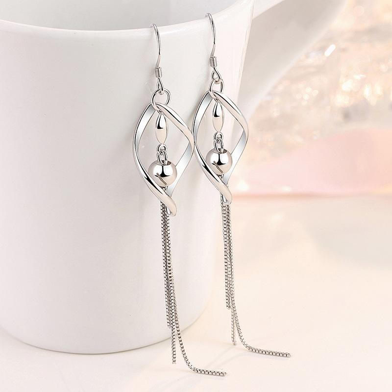 New Style 925 Silver Golden Color Series Women's Earrings Fit Original EarringsWedding Jewelry Exquisite Birthday Gifts