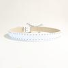 Unisex Gothicism Leather Belt Comfortable Elastic Waist Belt Stretchable Belt for Music Festivals