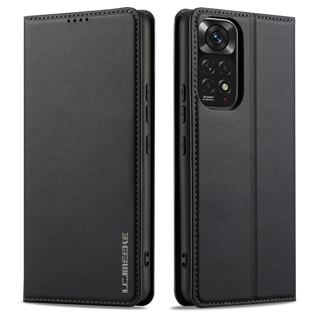 LC.IMEEKE L1 Series for Xiaomi Redmi Note 12S 4G/Note 11S 4G/Note 11 4G (Qualcomm) Case PU Leather Wallet Stand Phone Cover