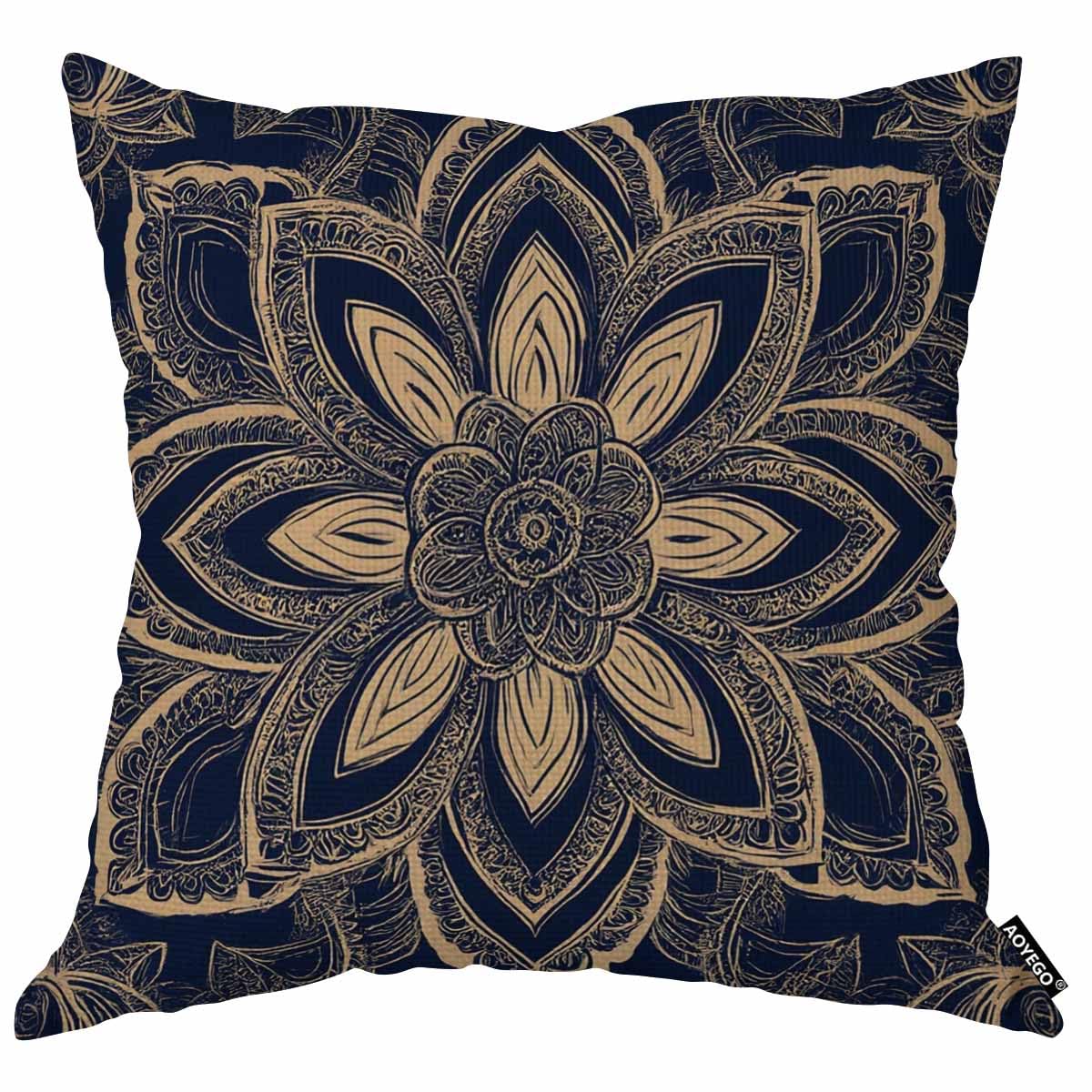 Geometric Drop Pattern Pillow Cover MidCentury Modern Cushion Case Abstract Art Home Decor Colorful Accent Gift 40x40cm 16x16in