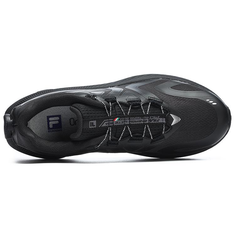 New FILA Athletics Energy Breathable Low Top Running Shoes Women's Black A12W241110FBK