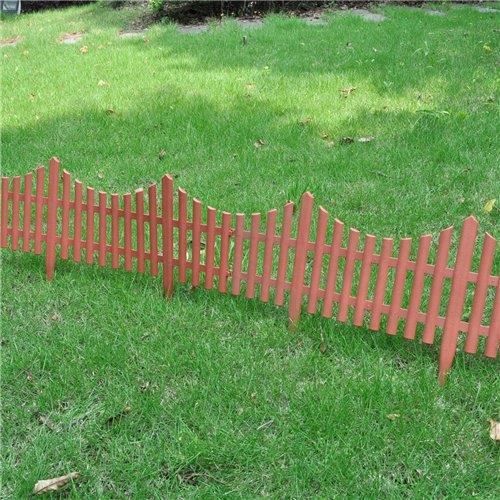 Bordures de pelouse - VIDAXL - 17 pcs - Marron - 10 m - Résistant aux intempéries