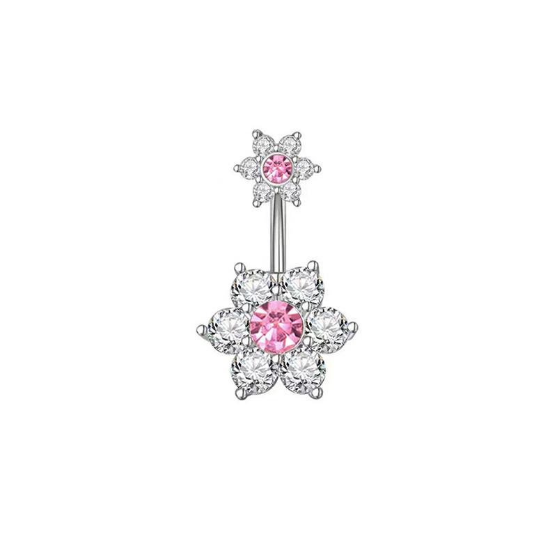 Módní přívěsek ve tvaru motýla a srdce, nerezový kroužek na piercing pupíku pro ženy a dívky, sexy tělové šperky, doplňky, dárky