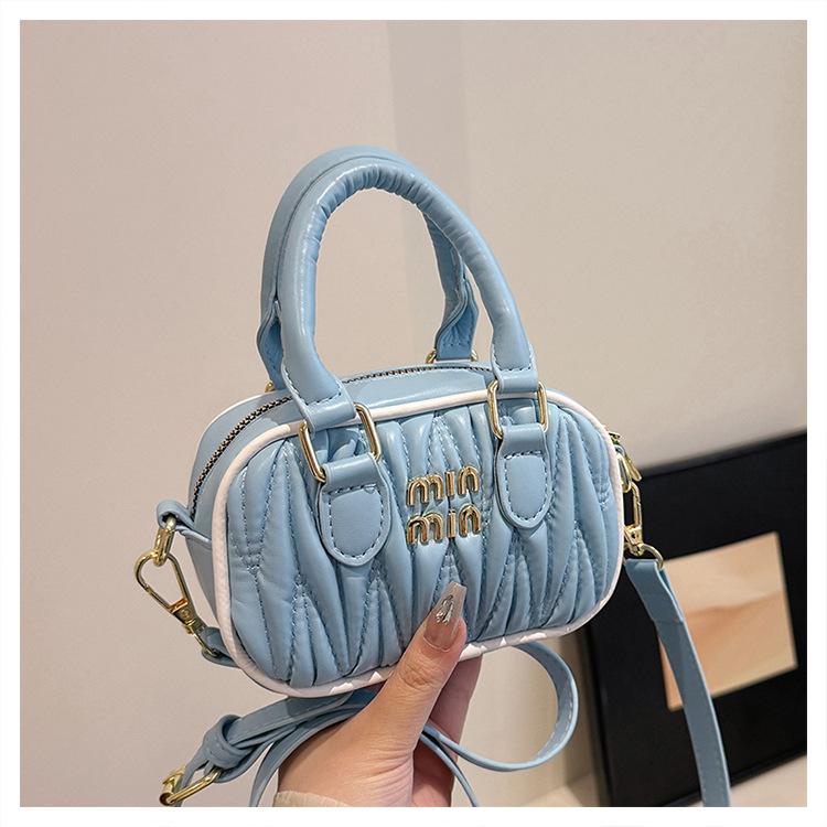 High-end new fashion bowling bag versatile women's portable messenger bag