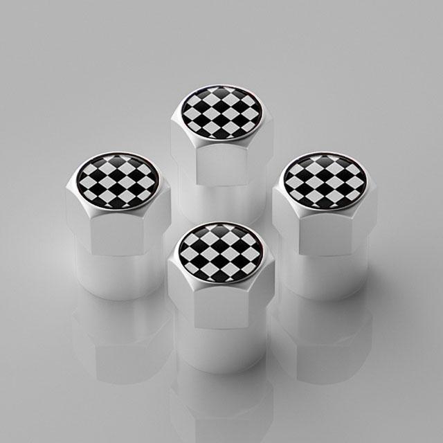 4Pcs/Set Car Tire Valve Caps Wheel Valve Cap Auto Tyre Air Valve Stem Caps Dust Cover for F1 UK Flag Car Vehicles Styling