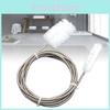 Durable Stainless Steel Brush With Nylon Bristles For Effective Pipe Cleaning And Aquarium Maintenance