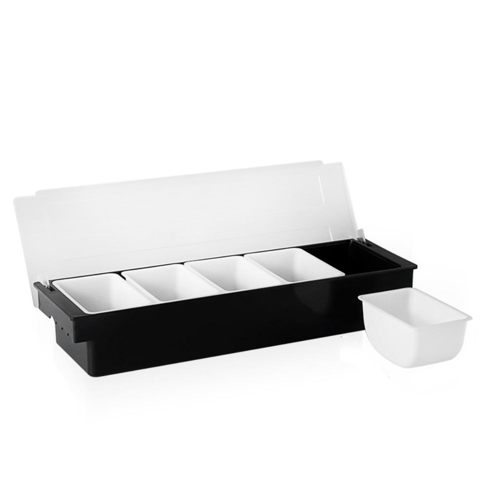 With Lid Compartmental Seasoning Box Detachable Compartment Trays Seasoning Tank  Ingredient