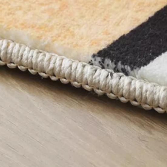Yousheng Bathroom Floor Mat Quick Drying Anti-Slip Machine Washable Bath Rug Funny Foot Design Bedroom Entryway Door Mat