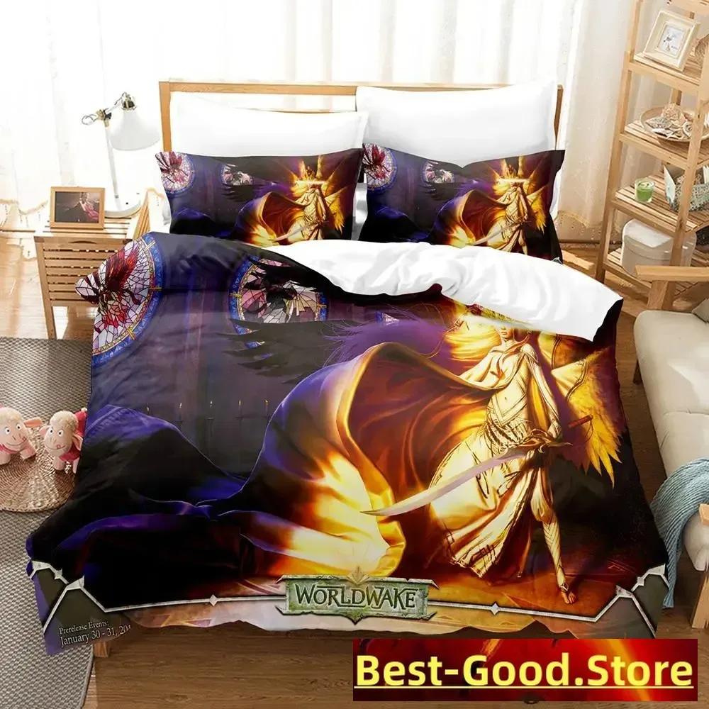 2023 M-Magic The Gathering Bedding Set Cartoon Anime Three-piece Set Adult Kid Bedroom Duvetcover Sets 3D Kawaii