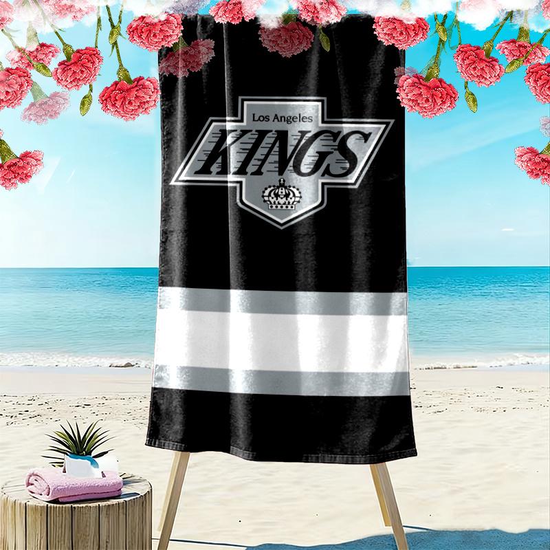 Los Angeles Kings Print Beach Towel Large Soft Quick Dry Towel For Beach Camping Swimming