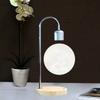 3D Printed Seamless Moon Lamp Creative Magnetic Levitation Home Decor LED Night Light Bedside Table Ornaments Indoor Lighting
