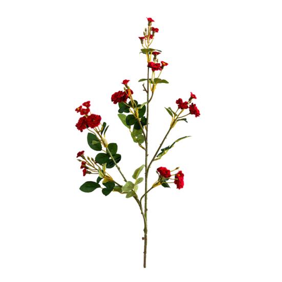 

Artificial Flower UV Resistant Realistic Fake Silk Flower with Stem Home Party Faux Bloom Table Centerpiece Photography красный