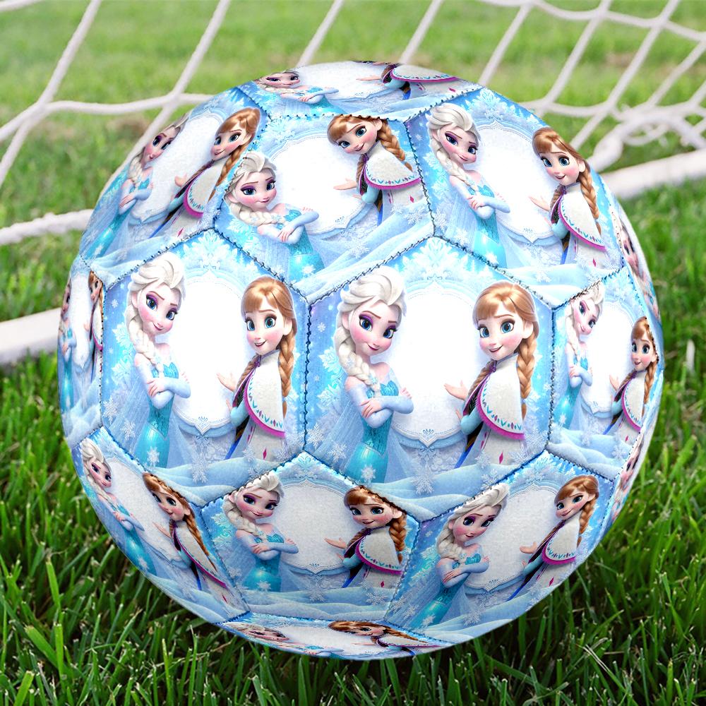 Elsa Theme Size 5 Soccer Ball, Suitable for Both Indoor and Outdoor Matches, a Gift Suitable for Everyone.