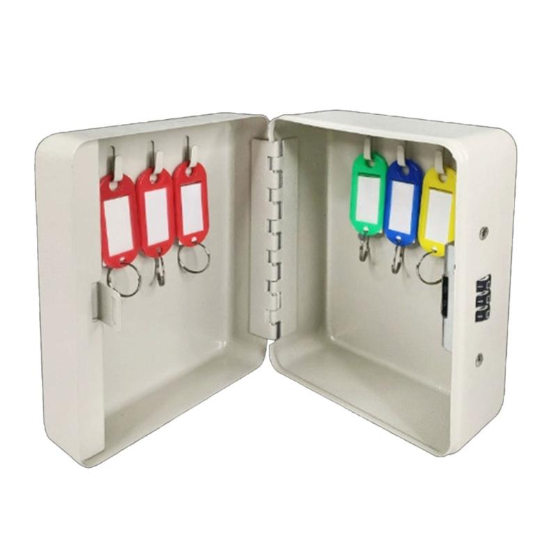 Modern Key Locking Box for Indoor Outdoor Use Combination Code Protections and Large Capacity Storage