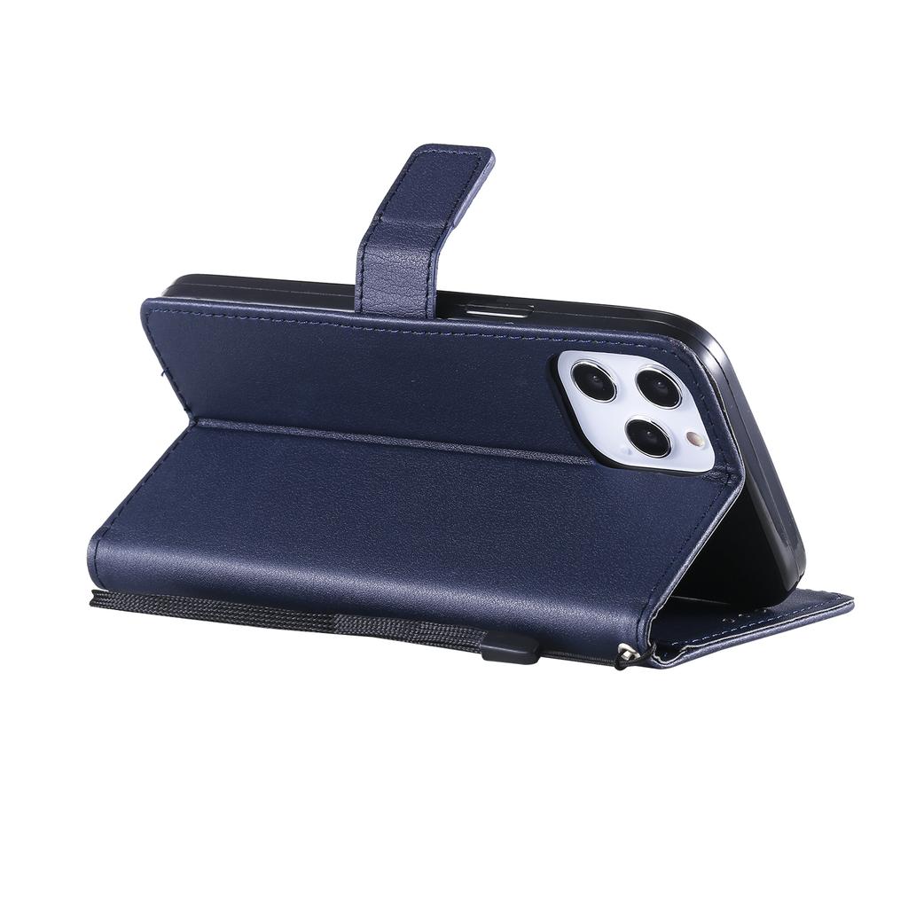 Etui z owczej skóry z litej skóry z klapką na karty z podstawką dla iPhone 15 14 Plus 13 12 11 Pro Max XSMax dla Samsung S23 S22 S21 S20 Ultra Plus Note20Ultra A14