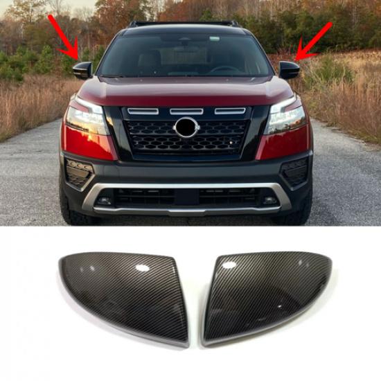 Накладка на зеркало заднего вида из углеродного волокна для NISSAN PATHFINDER -2024
