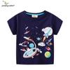 Children'S Clothing Boys Short-Sleeved T-Shirt Summer Middle And Small Children Half-Sleeved Children'S T-Shirt Children'S Glow-In-The-Dark T-Shirt