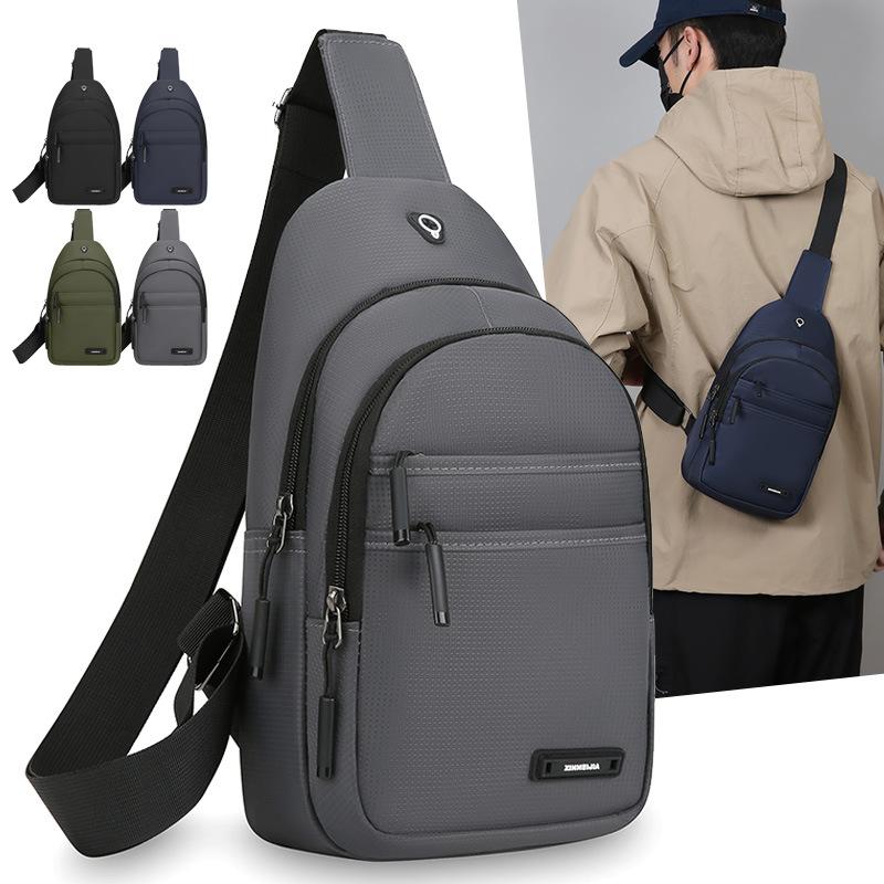 Men's Chest Bag Crossbody Bag Waterproof Wear-resistant Shoulder Bag