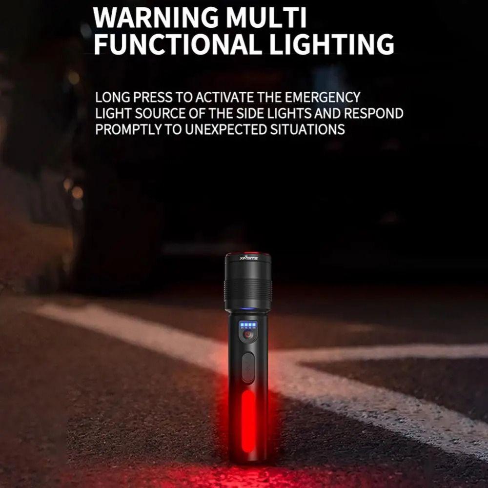 Long-Range Mini Flashlight COB Side Lamp Pocket Torch Durable Floodlight  Hiking