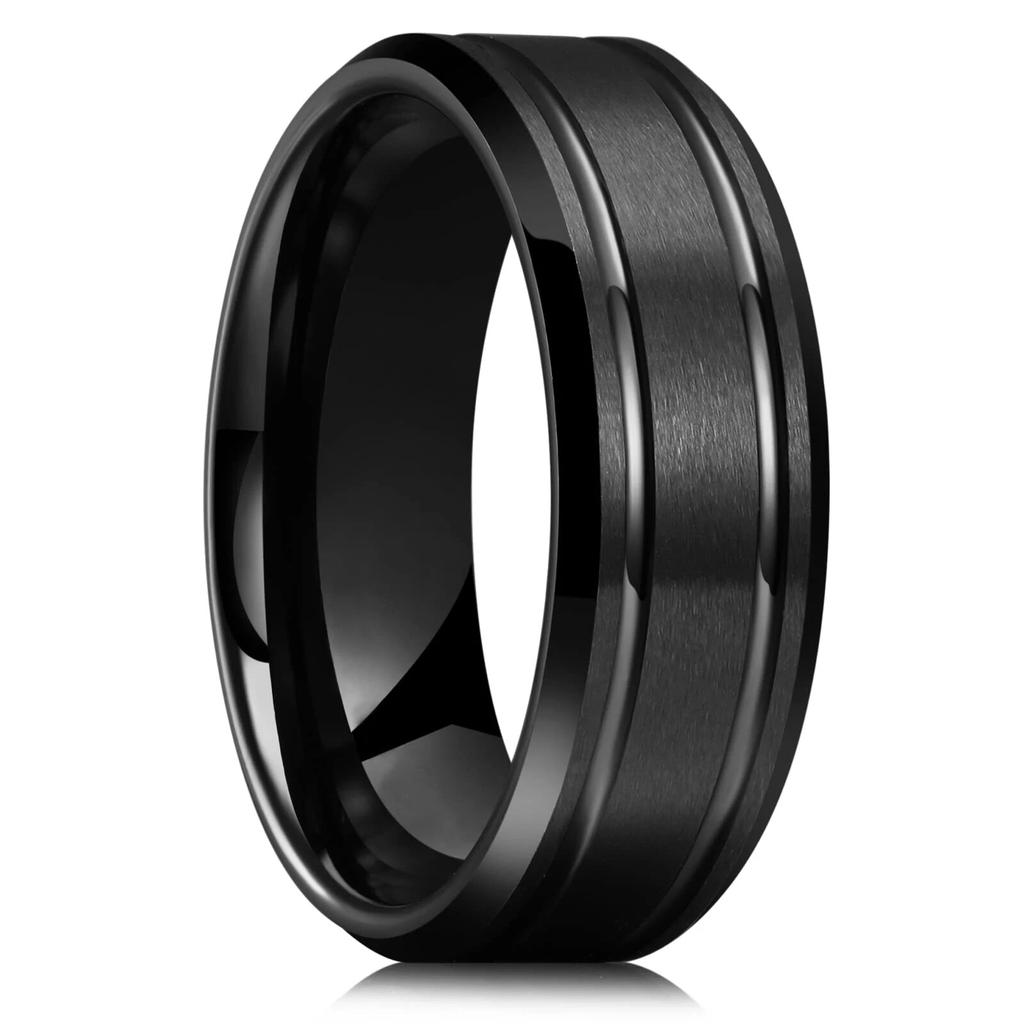 Mode 8mm Lila Edelstahl Ringe Für Männer Frauen Inlay Bunte Abalone Shell Ringe Männer Hochzeit Band Schmuck