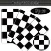 Racing Car Tablecloths for Round Table, Plastic Black Racetrack Tablecover for Kid's Birthday Racing Car Theme Party Fast One Two Fast Party, 84 x