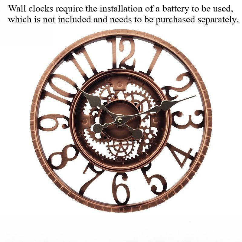 

Hot Selling Waterproof Outdoor Wall Clock in Minimalist Style for Living Room and Garden, Great for Home Decor