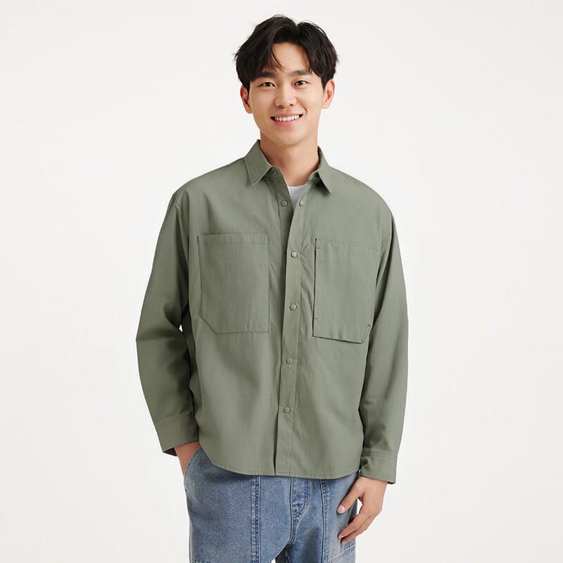 Hotwind Men's 2026 Spring Loose Fit Long-Sleeve Shirt