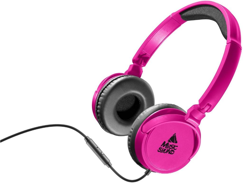 Наушники Cellular Line Music Sound COLOR розовый