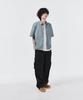 SIGNATURE Summer Oxford Crop Half Shirt [Blue]