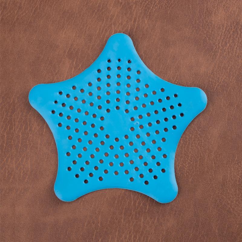 

Фильтр для кухни и ванной комнаты, силиконовая сливная пробка для раковины, ловушка для волос, колпачок для слива, ловушка для волос, сливная пробка для раковины, фильтр для волос, инструмент для ванной синий