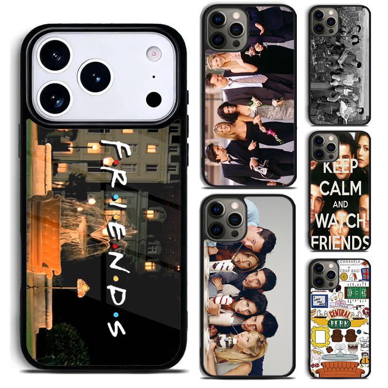friends TV series Chandler Collage Phone Case for iPhone 17 16 15 Pro Max Air 14 13 12 11 Plus Shockproof Cover