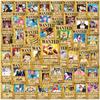 50/100pcs ONE PIECE Anime Stickers Cool Cartoon Decals Kid Toy DIY Stationery Suitcase Car Bike Waterproof Classic Manga Sticker