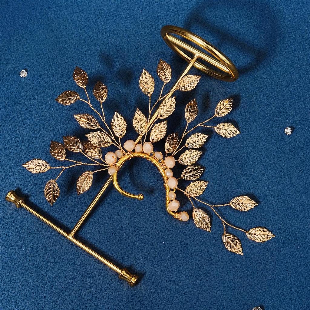 Ear Cuff Cartilage Earring Designed with Floral Green System Style Clip on Wrap for