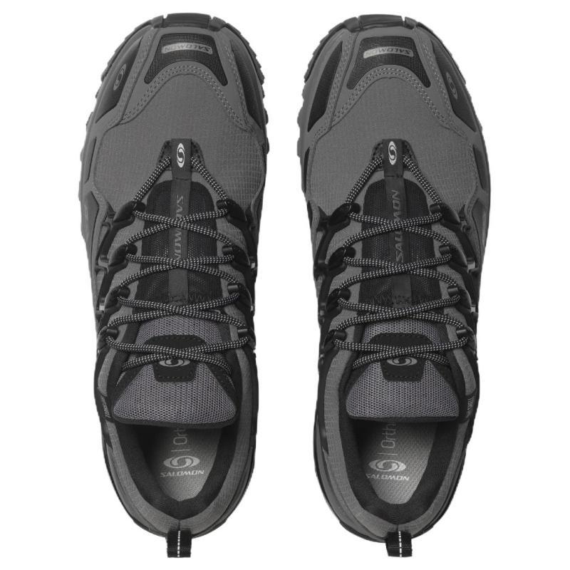 SALOMON ACS + CSWP Cushioned Anti-Slip And Wear-Resistant Lightweight Low-Top Running Shoes Unisex Stone Gray Sneakers 475958