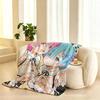 ReZero Anime Throw Lightweight 240g Flannel Blanket Soft Skin-friendly for Summer Cooling