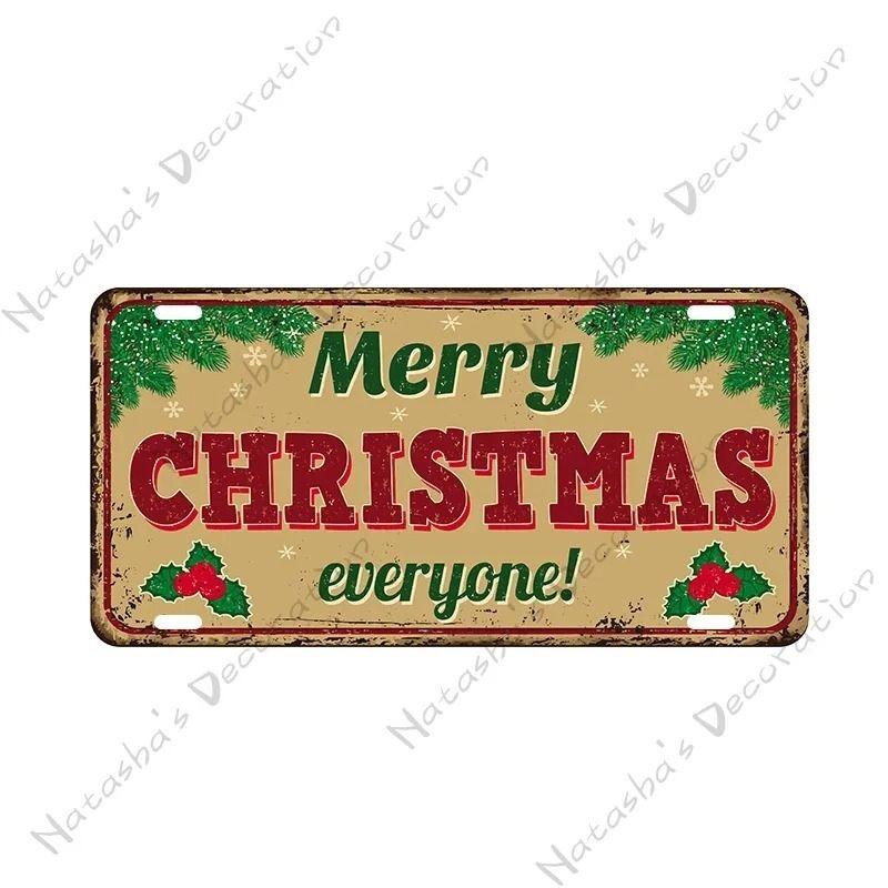 Souvenir Metal License Plate, Custom Auto Sign 15x30cm