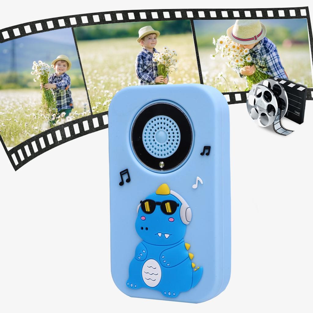 1080P HD Camera for Toddler 2.4 Inch Screen Autofocus Cute Cartoon MP3 Video Selfie Camera for Xmas Birthday Gifts