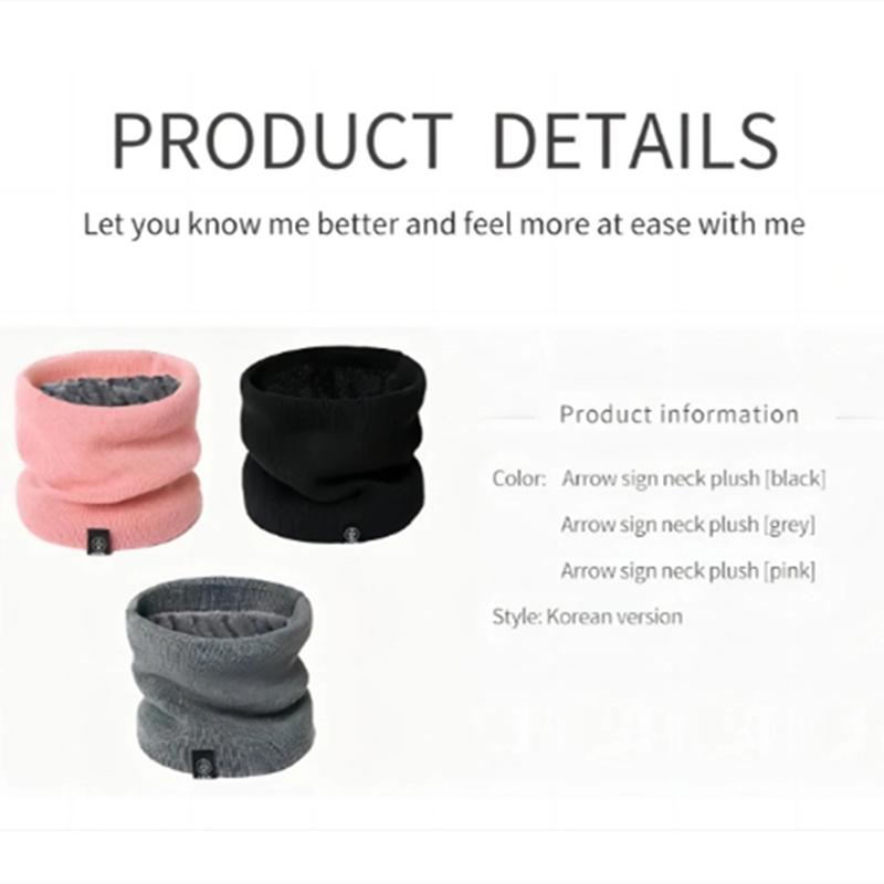 Fashion Women Knitted Scarf Solid Cashmer Like Winter Snood Scarves Lady Warm Thick Unisex Men Neck Scarfs Ring