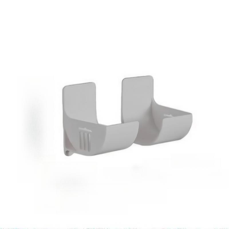 Настенный держатель для мешков для мусора, мешок для мусора, ящик для хранения, органайзер, пластиковый пакет, контейнер для пленки, диспенсер для кухонной полки 2 sets (1 pairs) серый