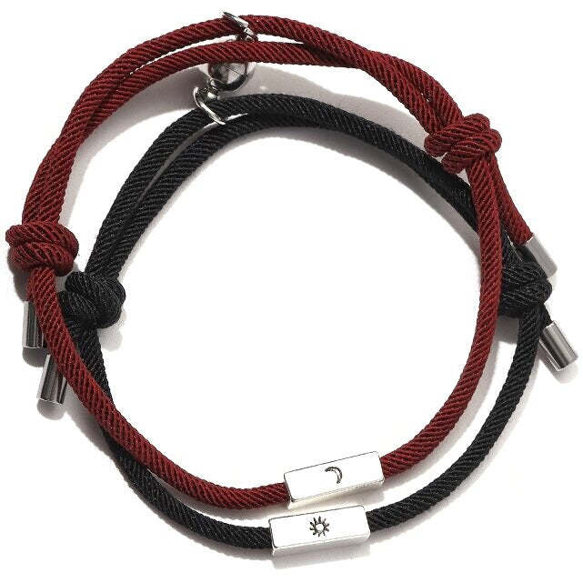Yunjin Explosive Milan Rope Sun and Moon Couple Bracelet A pair of eachother hand ropes for jewelry