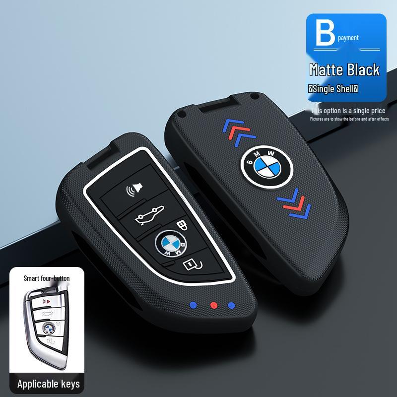 3, 5, 7 Series Blade Key Case - Luminous Protective Shell for 320i, 525li Remote & X3 Buckle