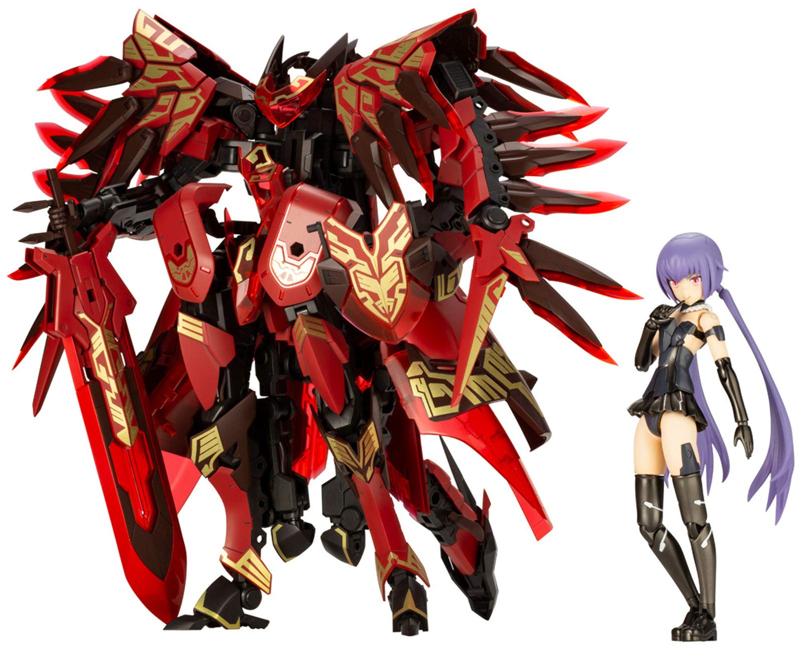 

Frame Arms Girl Набор Алый Крыл Высота около 235 мм пластиковая модель M.S.G & (Стилус Вер.) Немасштабируемый