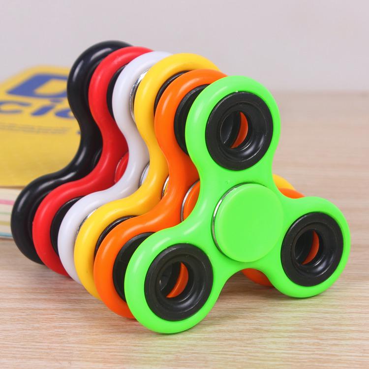 Creative Stress-Relief Alloy Fidget Spinner - Colorful Toy for Kids and Students