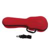 21 Inch Acoustic Guitar Bag Waterproofing Soft Portable Gig Bag Guitar Case with Detachable Shoulder Strap Red