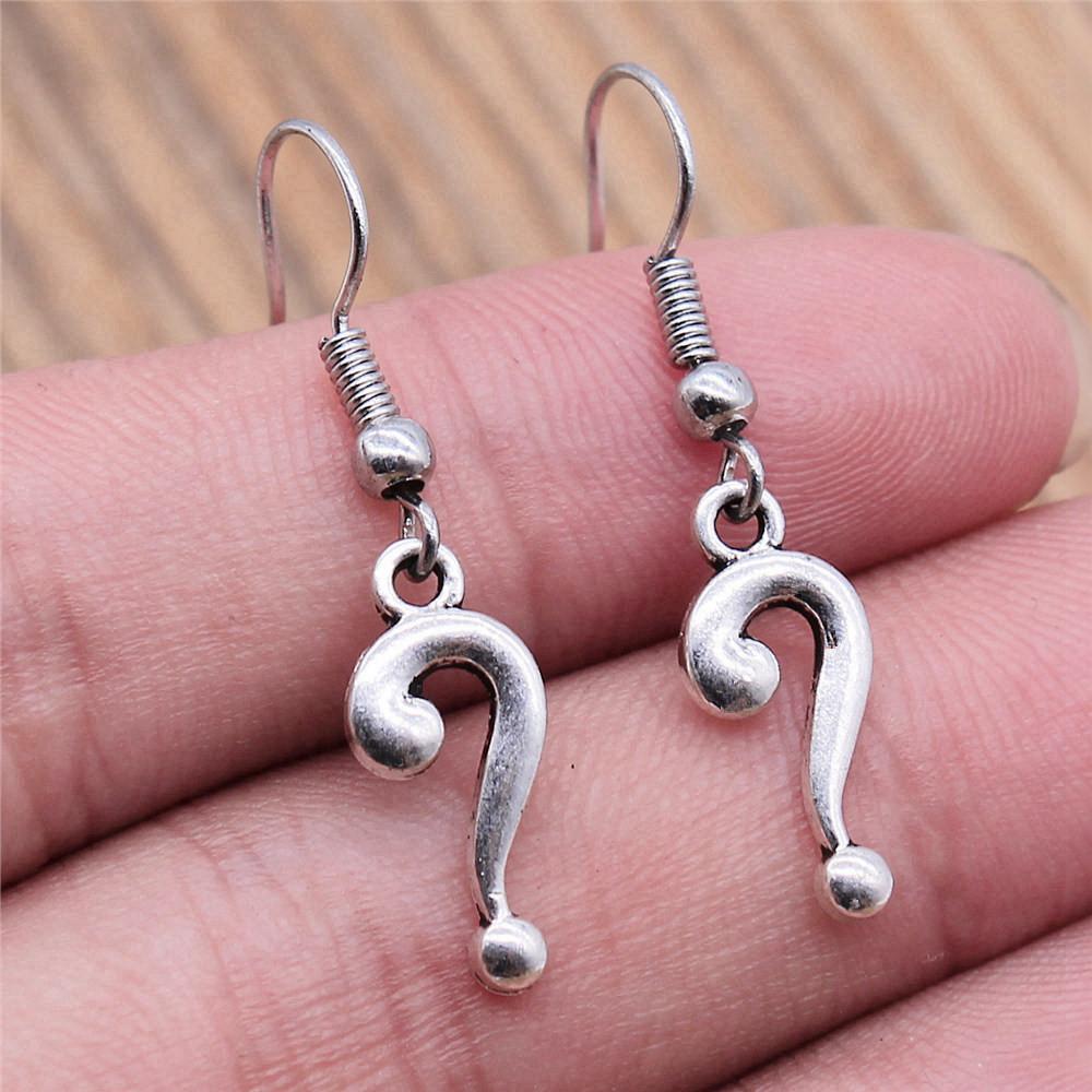 

OM Peace Tag китайские серьги-подвески и висячие серьги женские ювелирные изделия Biz Bohemian Fittings A34-1pair-18x8mm