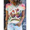 3D Printed Summer Fashion Women's T-Shirt Breathable Casual
